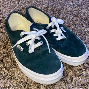 Dark Green Vans Shoes